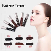 1 шт., подводка для бровей, 7 дней, стойкая, для бровей, тинт для татуажа, подводка для бровей, стойкая, водостойкая, инструменты для макияжа