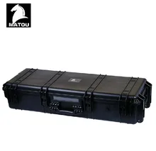 long Tool case toolbox Impact resistant sealed waterproof case Photographic equipment camera case gun case with