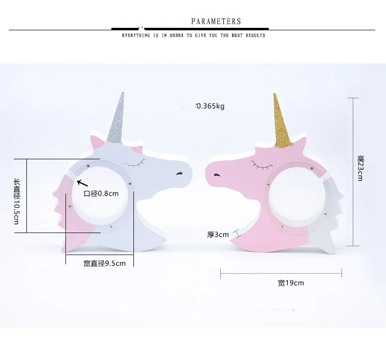 Единорог дизайн копилка Дети Розовый Белый копилка для денег накопление денег наличные прекрасный Artware подарок деревянная игрушка Рождественский подарок