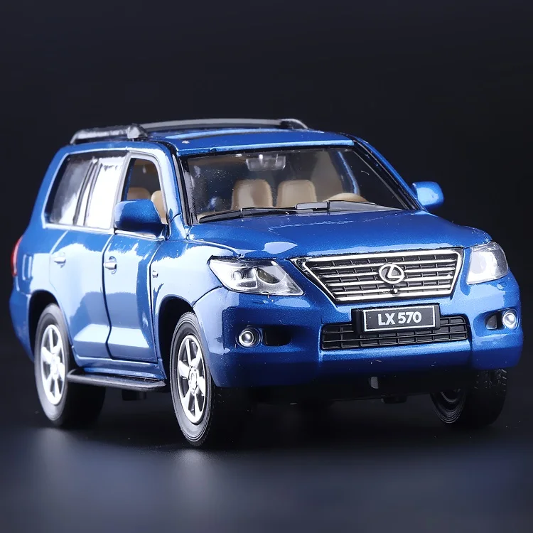 

High Simulation Exquisite Diecasts & Toy Vehicles CaiPo Car Styling LEXUS LX570 Luxury Off-Road 1:32 Alloy Diecast SUV Car Model