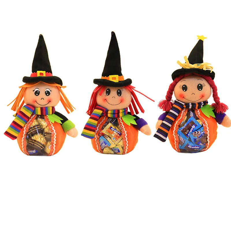 Пластик Хэллоуин конфеты куклы сувениры для вечеринки ко дню рождения бутылка для конфет вечерние Декор поставки @ ZJF