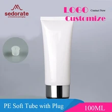Sedorate 20 шт./лот PE белая мягкая трубка для крема рук контейнеры