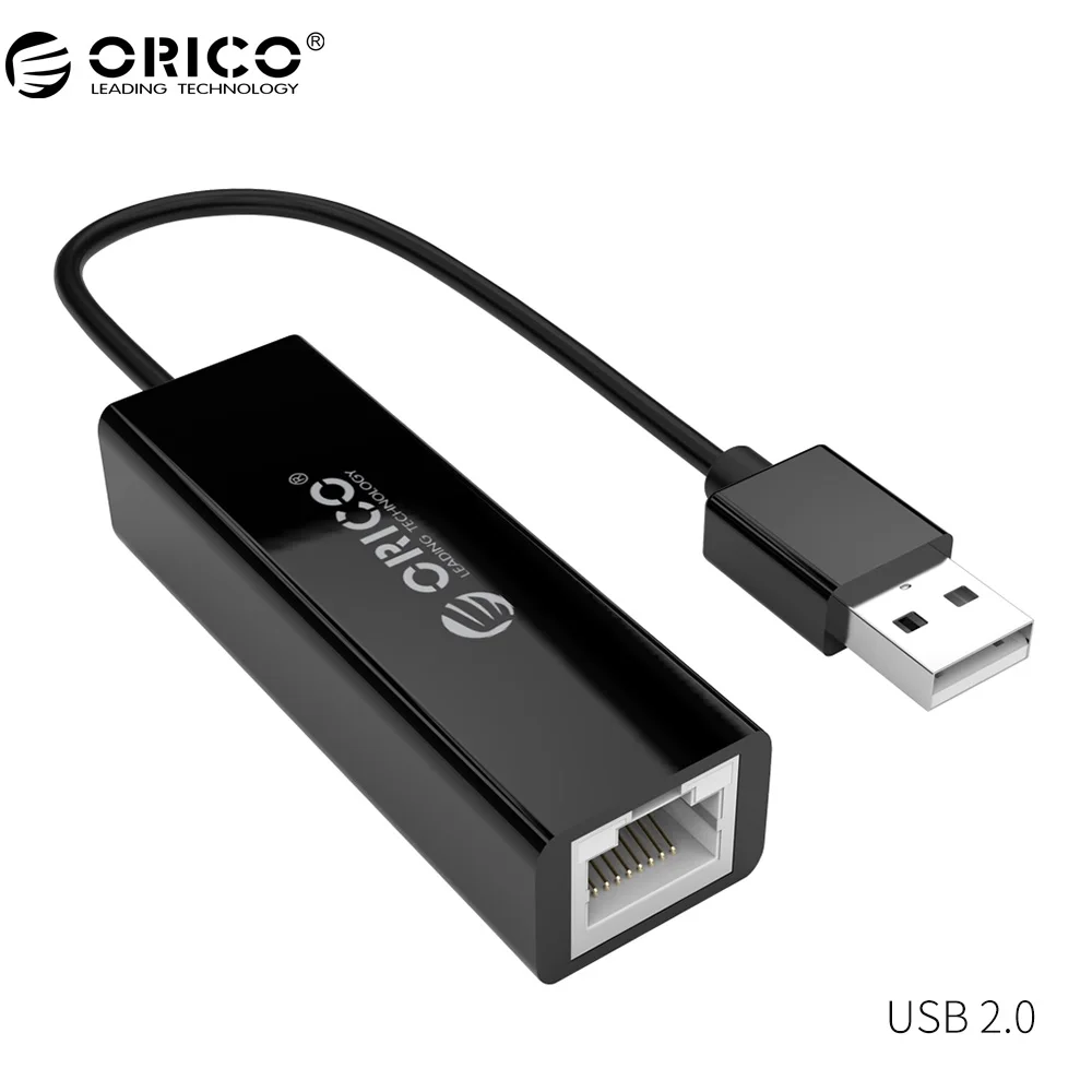 ORICO UTJ USB 3,0 гигабитный Ethernet адаптер USB для RJ45 lan сетевая карта для Windows 10 8 8,1 7 XP Mac OS ноутбук ПК-черный - Цвет: USB 2