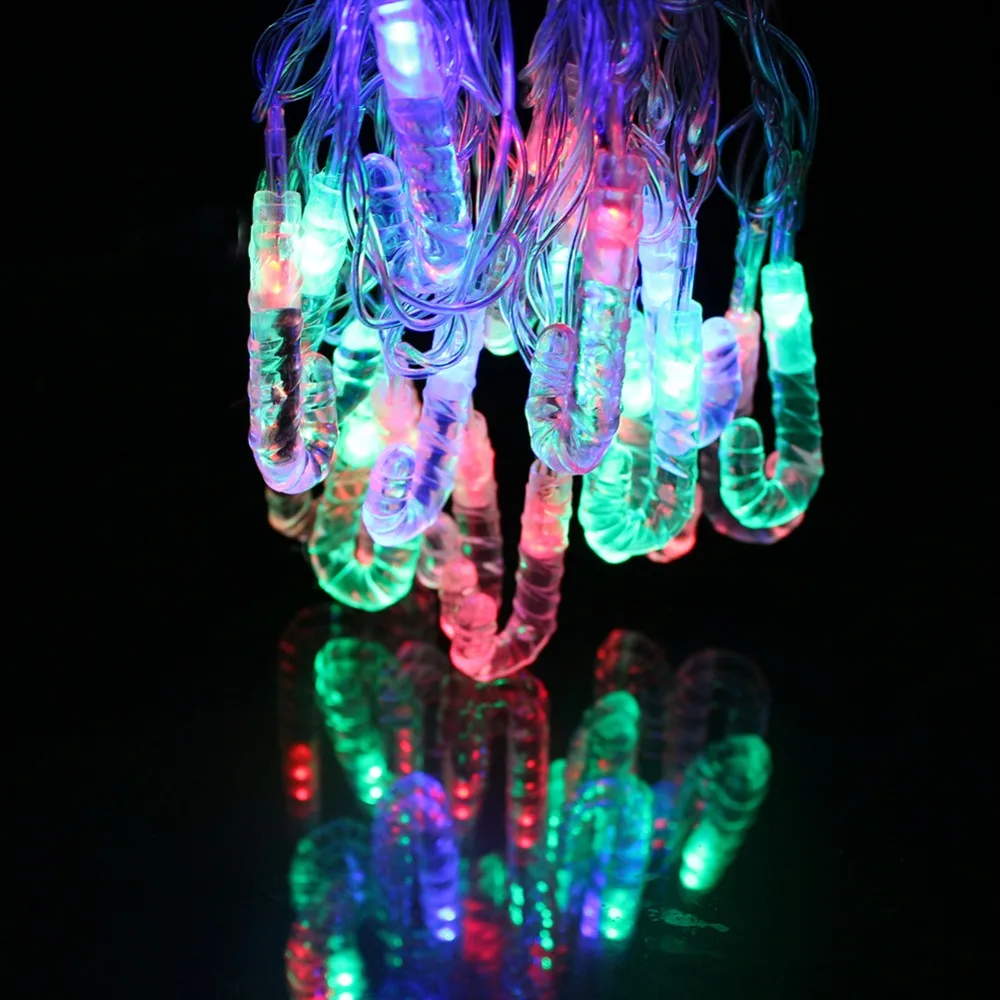 4M 20pcs Christmas Umbrella Led String Garland Light AC85265V Fairy Light For Wedding Holiday