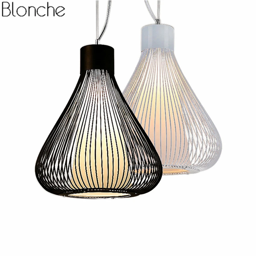

Vintage Pendant Lights Birdcage Hanglamp Metal Led Hang Lamp for Kitchen Light Fixtures Industrial Decor Suspension Luminaire