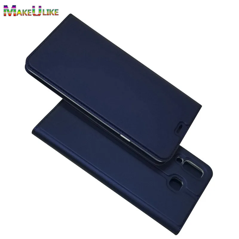 

MAKEULIKE Slim Magnetic Case For Samsung Galaxy A9 Star Flip Cover PU Leather Phone Bags Cases For Samsung Galaxy A8 Star Coque