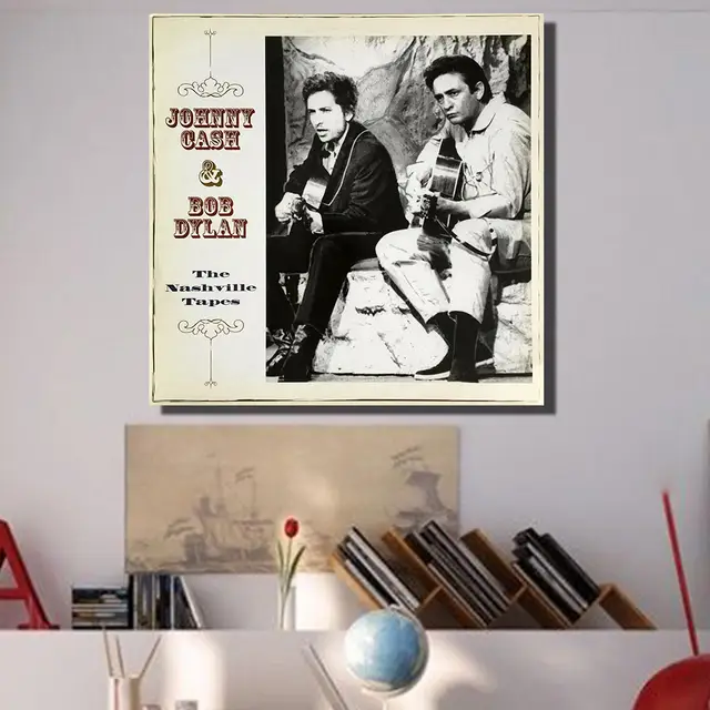 Chenfart Posters And Prints Johnny Cash Bob Dylan Wall Pictures For Bedroom Pop Art No Framed Canvas Painting