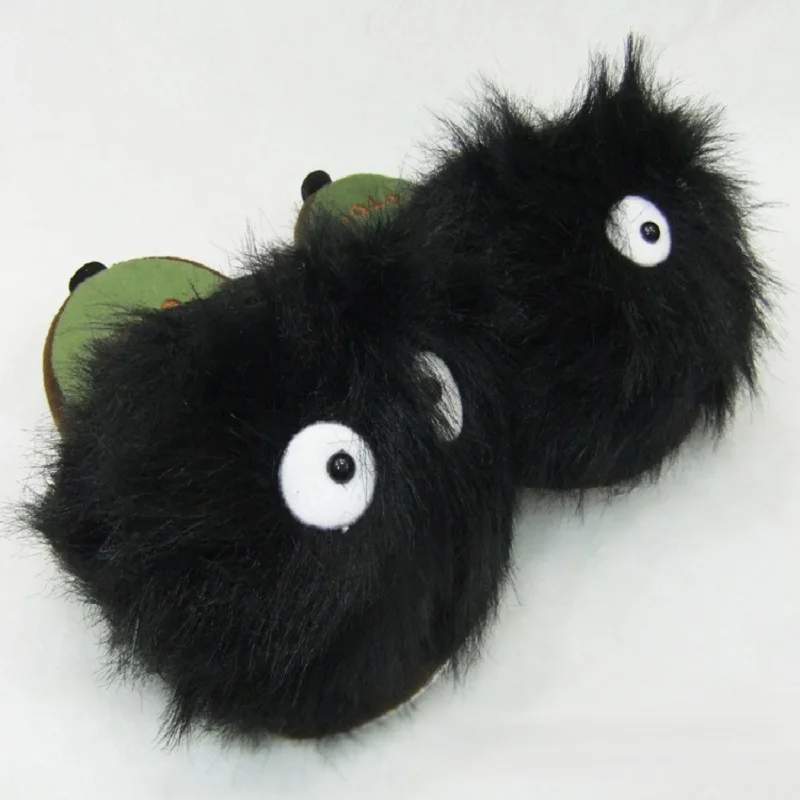 Totoro warm plush doll home cotton slippers women s bedroom slipper