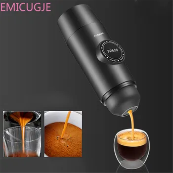 

Electric USB Hot Cold Extraction Coffee Machine Mini Espresso Coffee Capsule Cup Mini Concentrated Portable