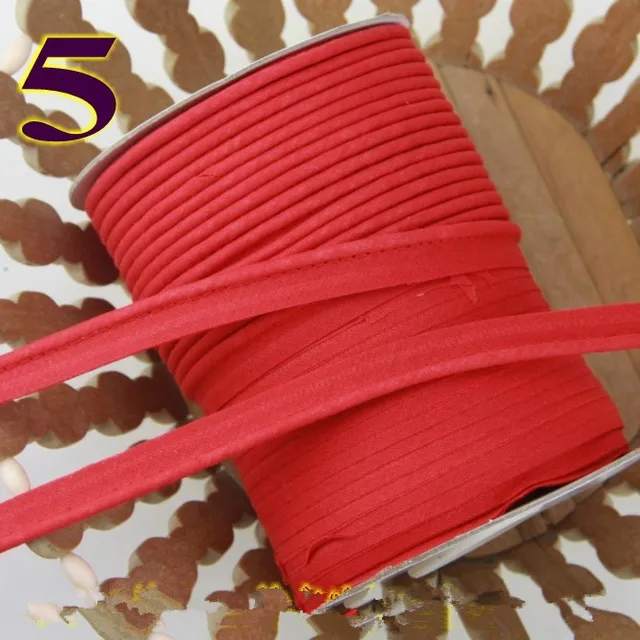 Cotton Bias Cord Tape Flange Piping Trim Binding Covered Insertion Tap