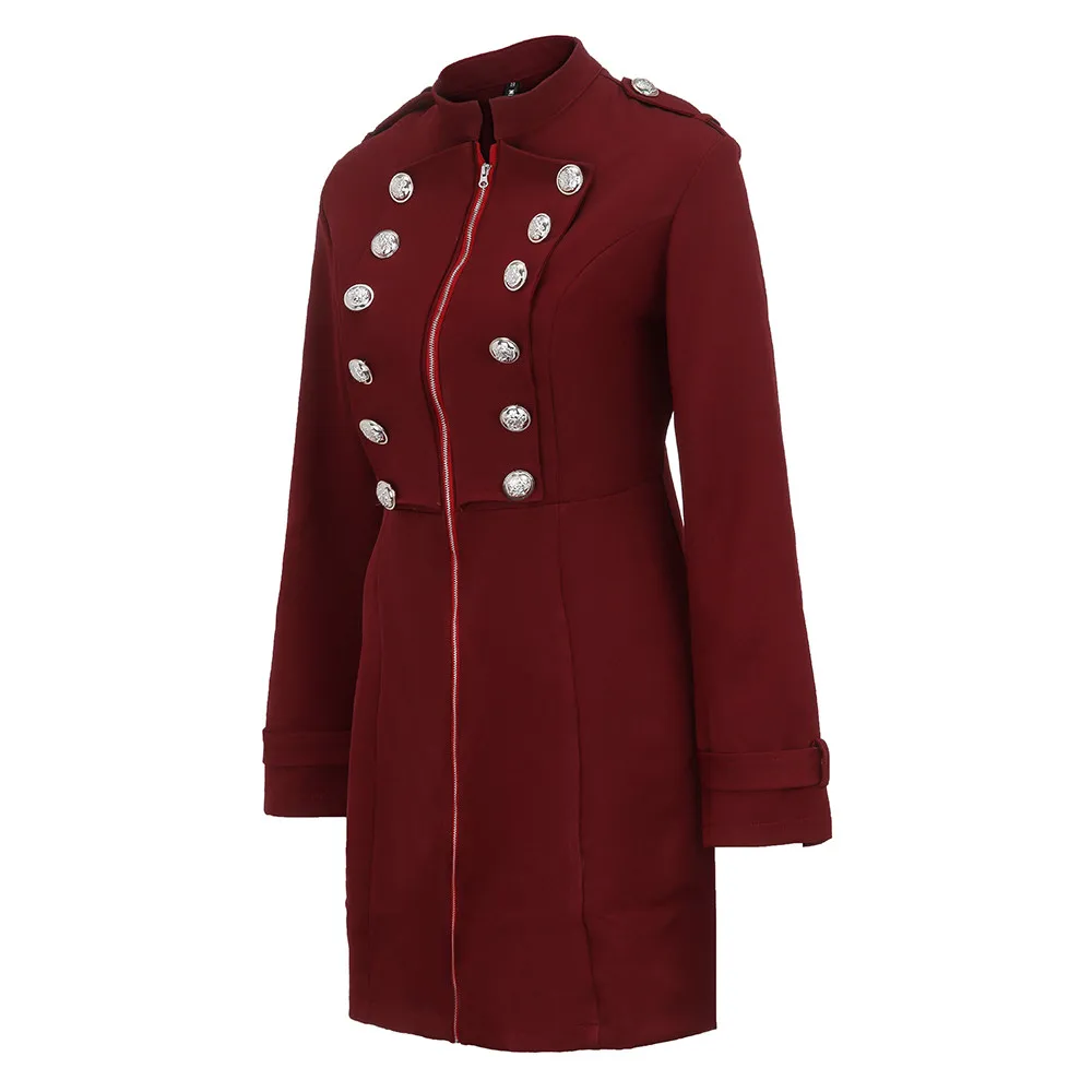 Женский плащ размера плюс 5XL, Элегантное длинное пальто на пуговицах, верхняя одежда, осенняя мода, ветровка, кардиган, пальто