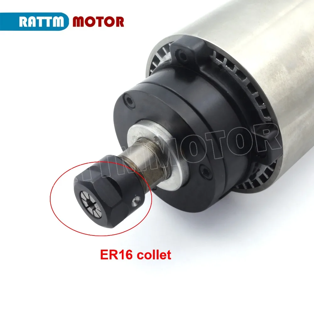 Европейские размеры Бесплатная 1.5KW 220V ER16 НДС с воздушным охлаждением ЧПУ