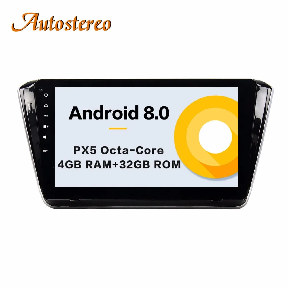 

Autostereo Android 8 4+32G Car CD DVD Player GPS navigation For VW SKODA SUPERB 2015 head unit multimedia player tape recorder