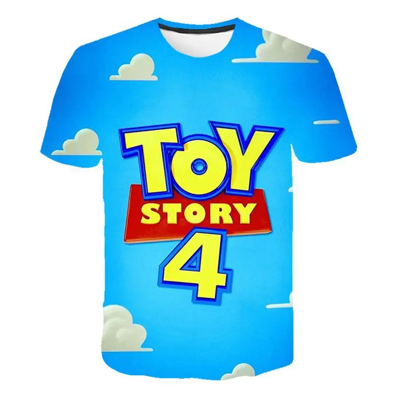 New Cartoon Toy Story movie 3D printed Boys T-shirts Summer Girls T-shirts Fashion Children Clothes Casual Kids Tops Tee For Kid