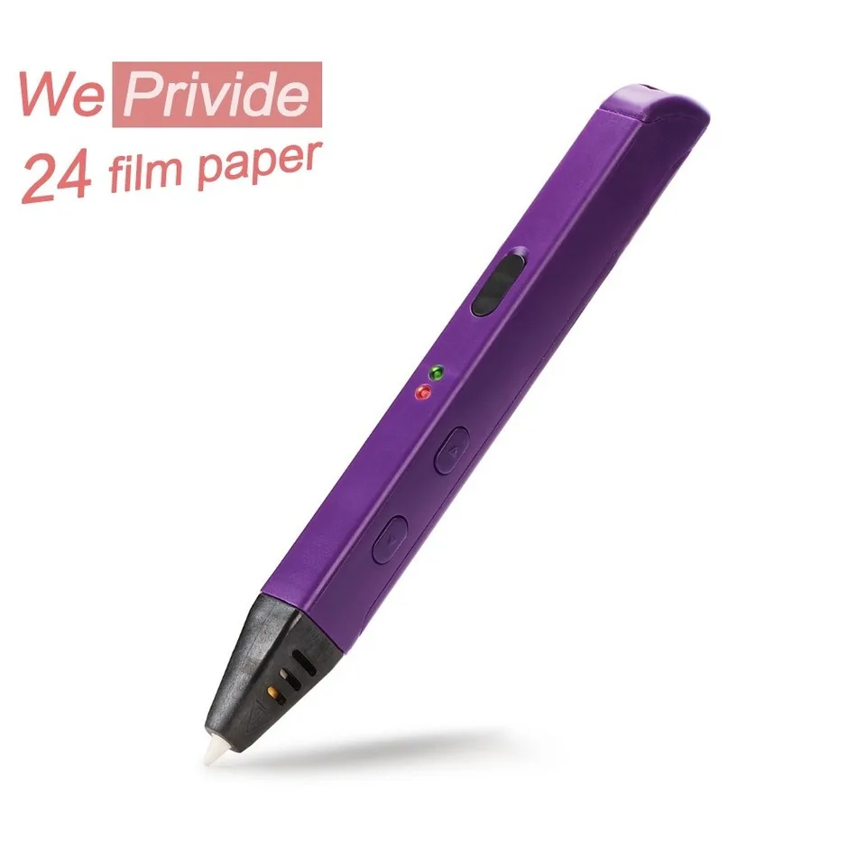 

1.75mm ABS/PLA DIY Smart 3D Printing Graffiti Pen 3D Pen Painting Drawing Pen Handle+Filament +Adapter For Kids Creative Design