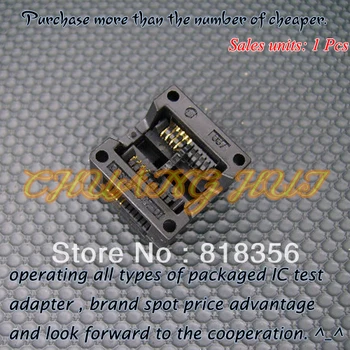 

OTS-20-1.27-01(SOP8) SOIC8 IC Test & Burn-in Socket Programmer Adapter 5.4mm Width 1.27mm Pitch