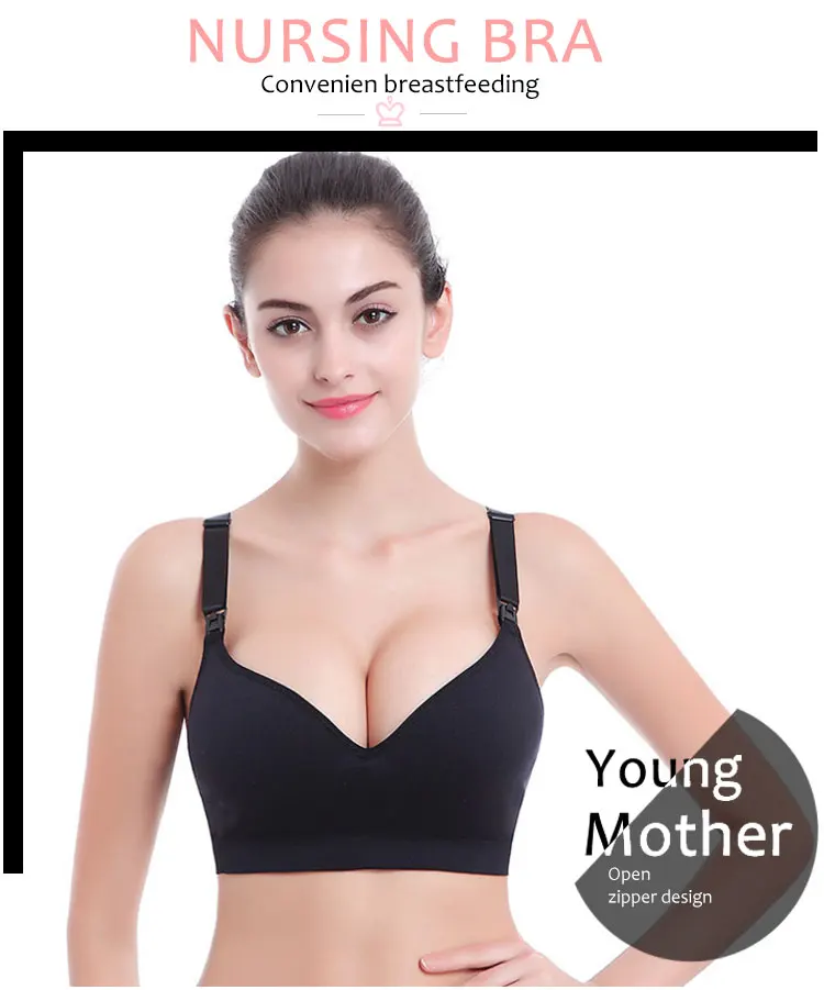 09Artificial Silk Cotton Bra Natural Silks Nursing Bras Pregnancy Clothes for Feeding Bra 2019 Breastfeeding Breast Allaitement  (4)