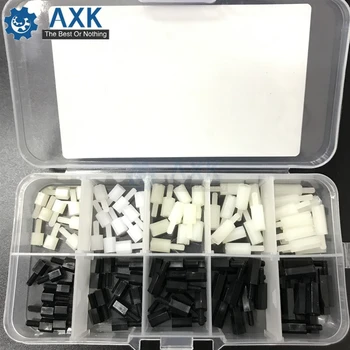 

Hexagonal Column Nylon And White Black 100pcs Hexagon Nuts Single Head M2.5 Free Shipping Also Have (m3/m4 Diy Box Axk