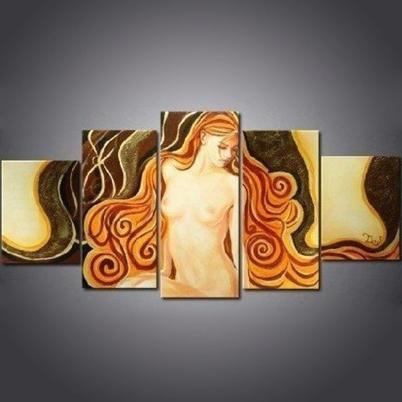 

handmade oil painting on canvas modern 100% Best Art White Figurative Oil Painting original FI-022