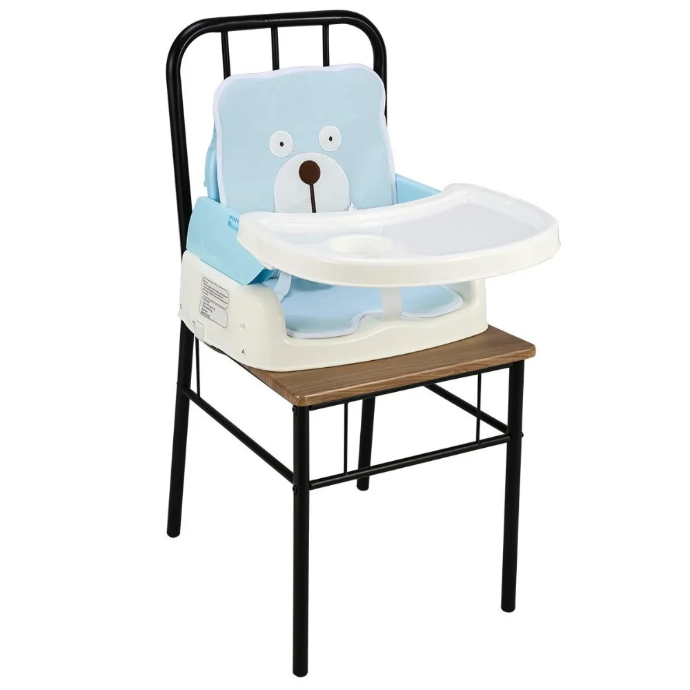 Bebe Trona Telescopica Desmontaje 2 en 1 Bebe Asiento Extraible Altura Ajustable AZUL BB4923BL