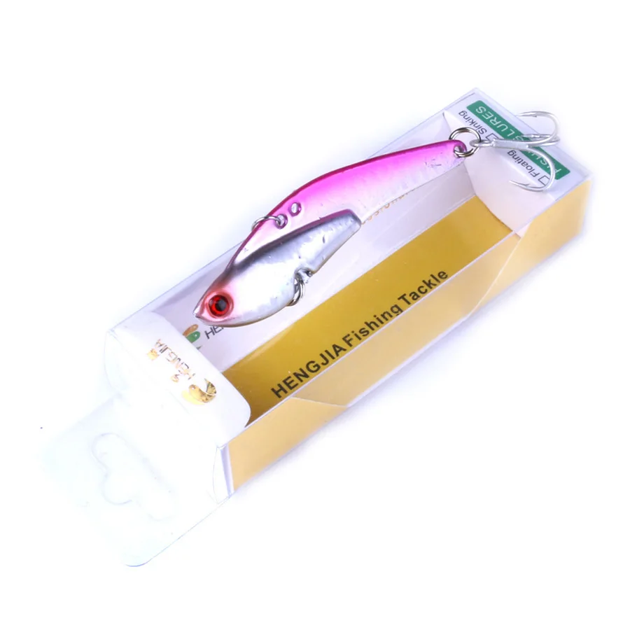 

New HENG JIA Outdoor boxed fishing bait 7.5cm / 21g Color: silver red