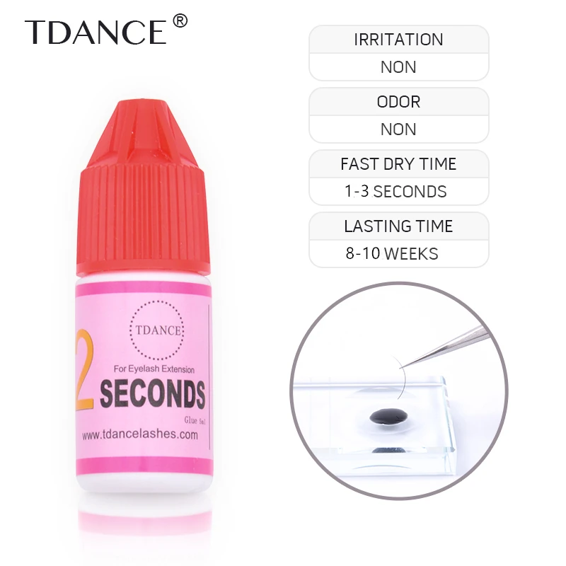 TDANCE 5ml 1 3 second Fast dry adhesive no odor no