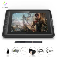 XP-Stift Artist10S 10,1 “IPS Grafiken Zeichnung Monitor Tablet Pen Display mit Sauber Kit und Zeichnung Handschuh (schwarz)
