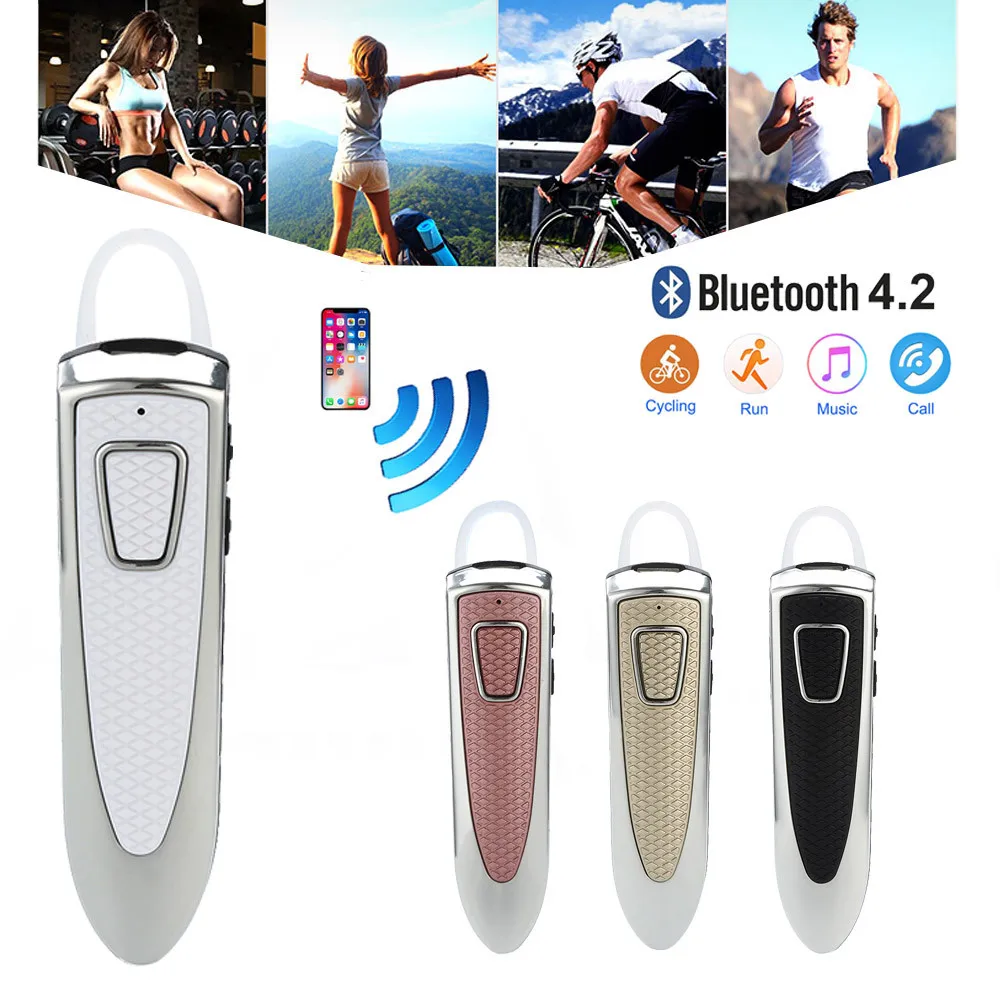

HIPERDEAL BL500 Bluetooth 4.1 Wireless Headset Earbud Headphone Earphone With Mic For IPhone Android Music MP3 PC Gift BAY14