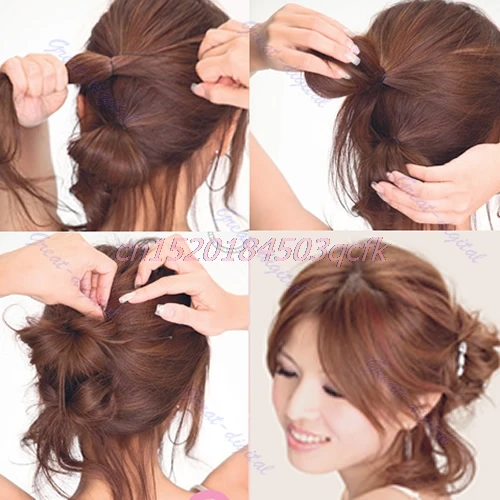 Harga U Bentuk Rambut Jarum Klip Rambut Pegangan Riasan Alat Hitam 50 Mm 10 Pcs # H056 #