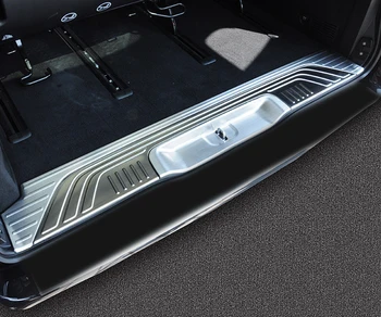 

Car Rear Trunk Door Sill Bumper Protector Plate Trim For Mercedes-Benz Vito 2014 2015 2016 2017 2018 Car styling Stainless Steel
