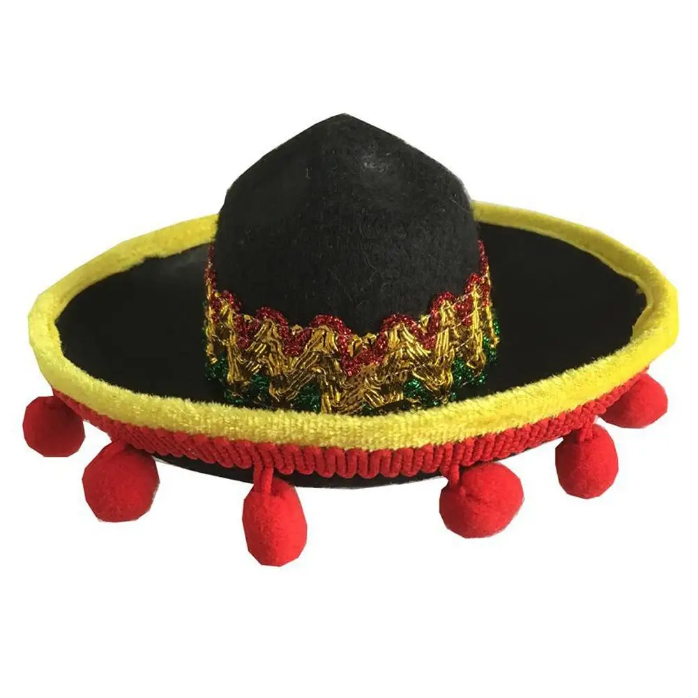 Noroomaknet Mexican Hats Breathable Puppy Dog Cat Hat Pet Adjustable Elastic Cap Festival Party Cap Pet Supplies Dropshipping