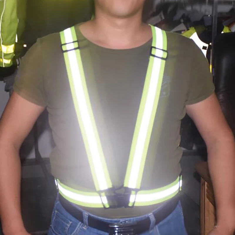MOTRAVEL Reflective Vest Motorcycle Racing Strap Safety Reflective Vest
