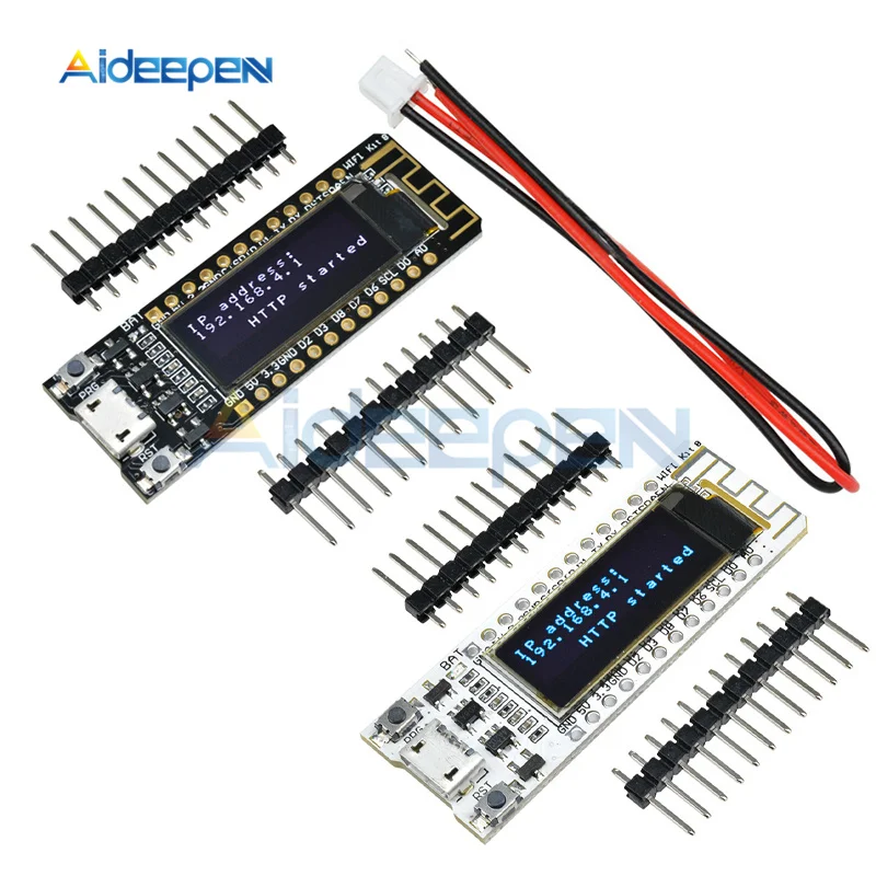 

0.91 inch OLED ESP8266 WIFI Development Board CP2014 32Mb Flash Internet of things Module For Arduino NodeMcu Programmed