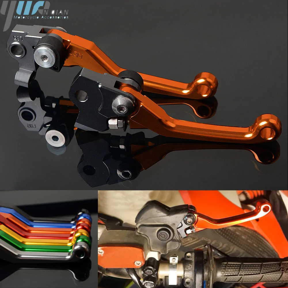 Рычаги Тормозная система сцепления ручки рулевые для мотоциклов ЧПУ Сводные сцепные рычаги ручки для KTM 250SX 2014 2015 2016 2017 2018