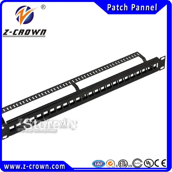 

Cat5e Cat6 UTP 24 Ports Blank Patch Panel