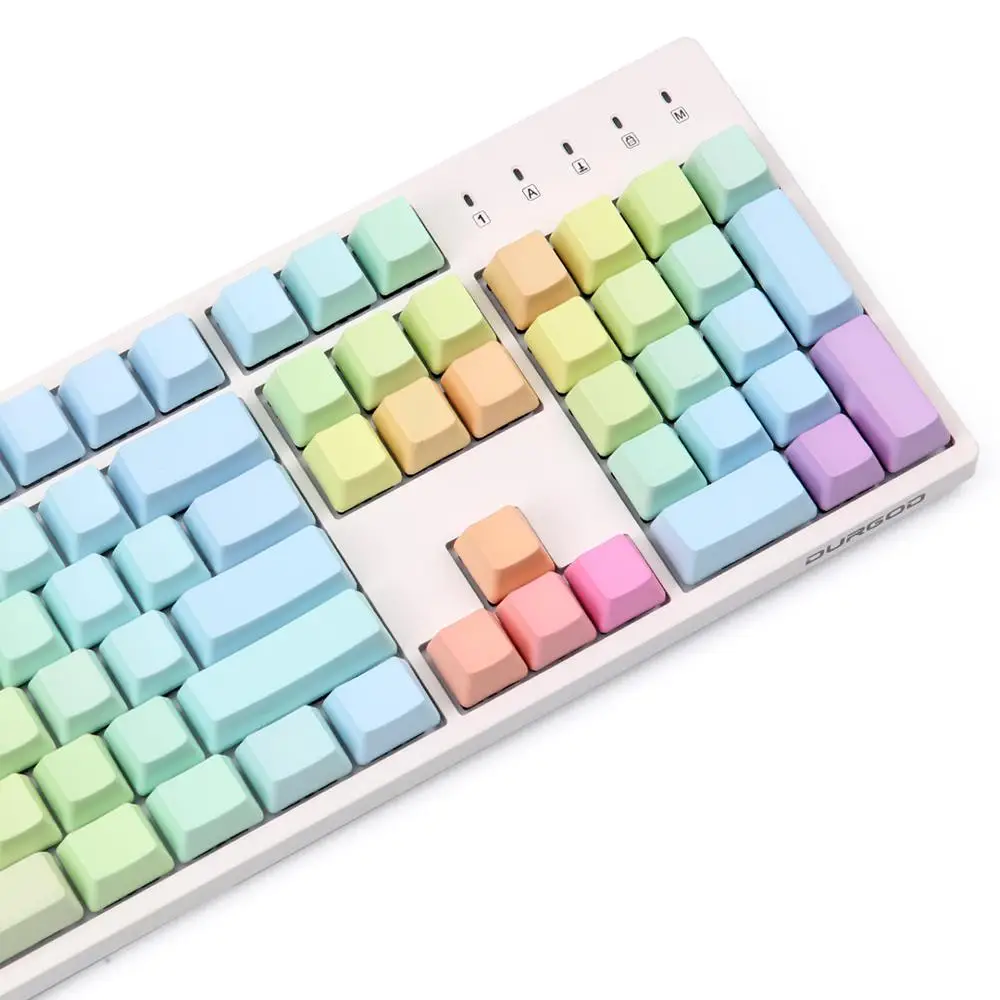 Пустые pbt колпачки для ключей толстые 1976 oem профиль радужные распространяется wried