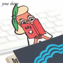 4 шт./лот Закладка смешная ПВХ уникальная Закладка Милая мультяшная форма Закладка символ 4 стиля подарки для детей youe shone