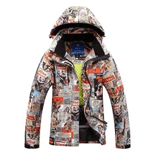 Зимняя куртка Женская водонепроницаемая ветрозащитная лыжная куртка женская зимняя стеганая куртка для сноуборда уличная спортивная одежда куртка для сноуборда