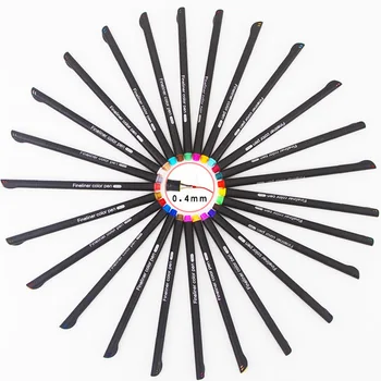 

Fineliner Color Pen Set, 0.4mm Fine Line Drawing Pen, Porous Fine Point Markers Perfect for Writing Note Taking Calendar