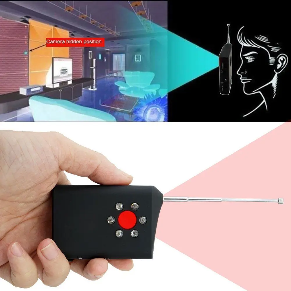2 в 1 детектор объектива камеры GPS GSM трекер сигнала RF Обнаружение ошибок|bug detect|bug