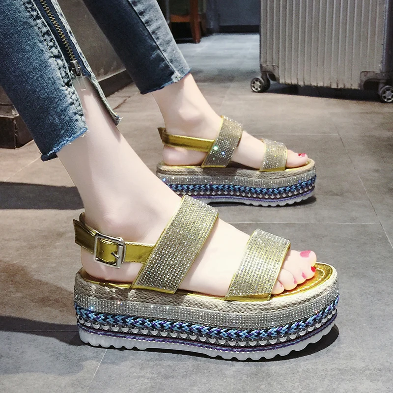 

Sexy Open-toed Women Sport Beach Sandals Wedge Hollow Out Women Sandals Outdoor Cool Platform Shoes Women Shoes595303046658