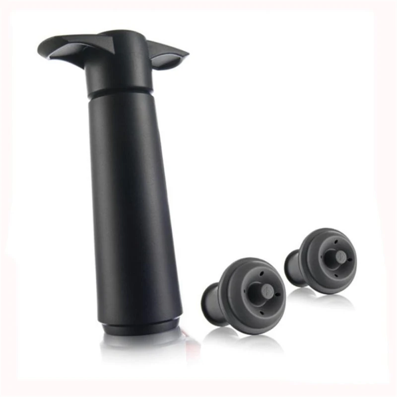 2018 New  Wine Bottle Sealer Vacuum Wine Pump With 2 Stoppers Sealing Preserver  for sealing wine champagne03