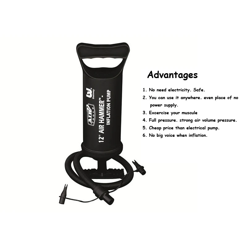 inflation pump hand pump manual for inflatable boat fishing boat dinghy raft air mattress boat accessory to inflate kayak C71002 16 002