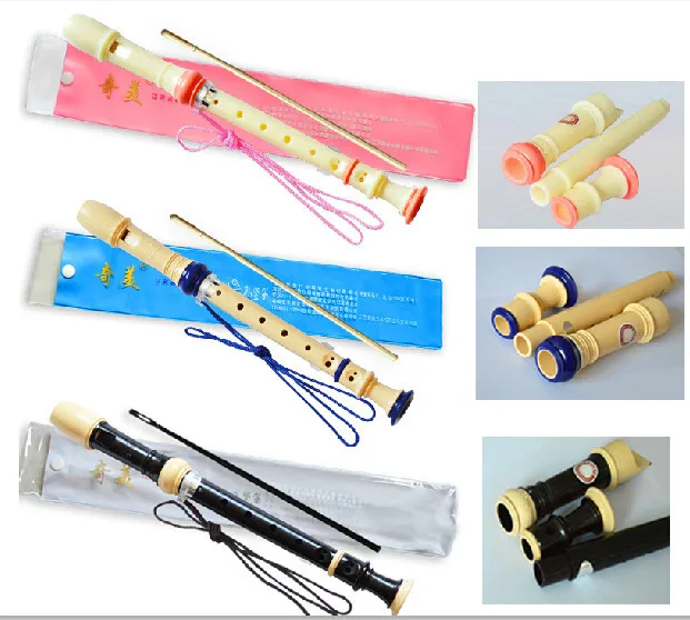 Горячая продажа немецкий 8 отверстий сопрано пластиковый диктофон с ключом