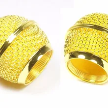 Bolymic 2x позолоченный микрофон микрофонная решетка для микрофона Shure SM58