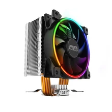 Pccooler X5-I 4 медные тепловые трубки кулер для процессора Intel 775 115X2011 2066 радиатор для процессора 120 мм 4pin PWM охлаждающий вентилятор для процессора ПК тихий