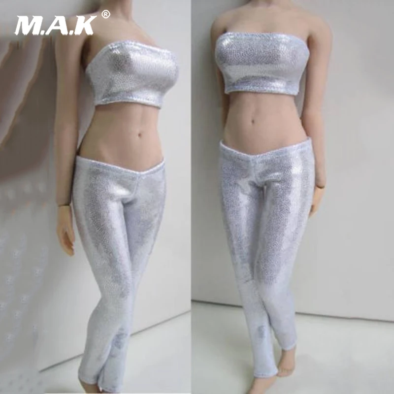 

1/6 Sliver Wrap Chest Clothes&Pant For 12" Female PH large bust doll Action Figure Body Accessories