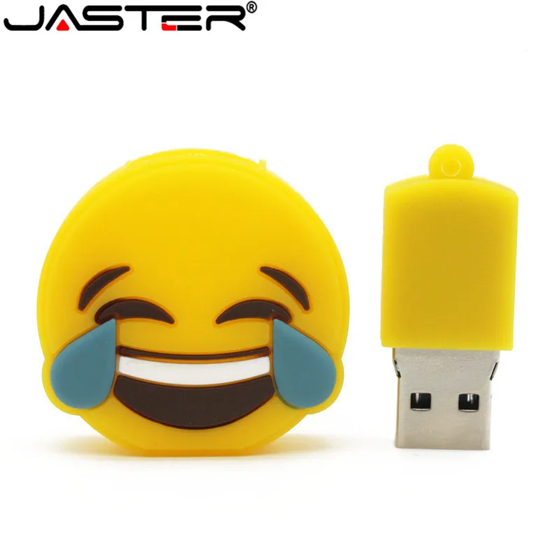 JASTER фактическая емкость эмоций выражение улыбка ручка накопитель USB 2 0 8 ГБ 16 32 64