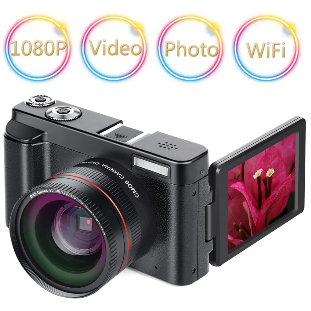 HIPERDEAL, цифровая камера, модная, 24MP, Full HD, WiFi, камера, 3,0 дюймов, 180 градусов, вращение, флип-экран, камера, 16X, цифровой зум, May30