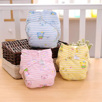 

Waterproof Breathable Baby Infants Cotton 2-Layer Cloth Diaper Cover Nappy Panty Random Color